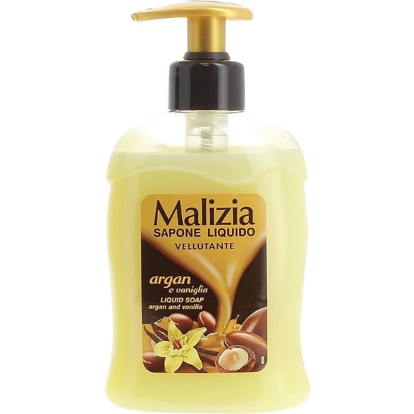 Malizia argan y vainilla jabon liquido 300ml